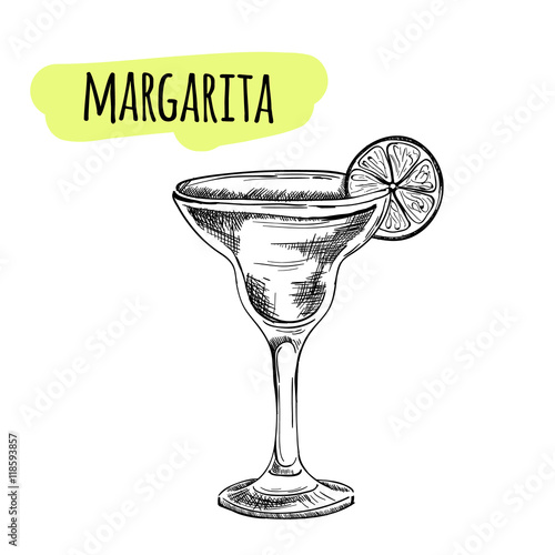 Bar menu of cocktail proposal