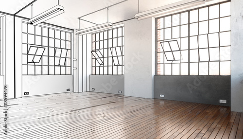 Empty Industrial Office Area (draft)