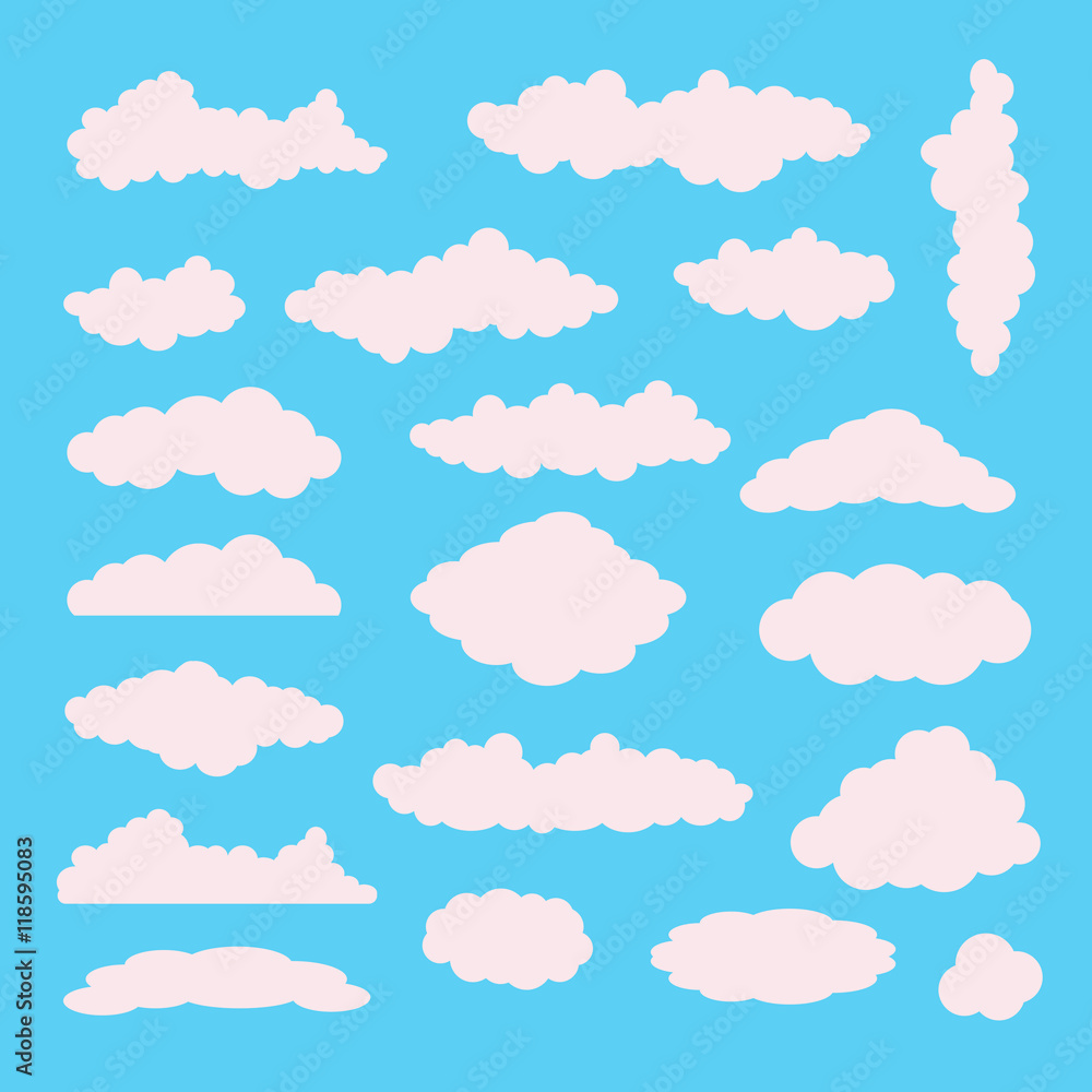 Cloud Icon Vector. Weather Cloud Icon Vector. Weather