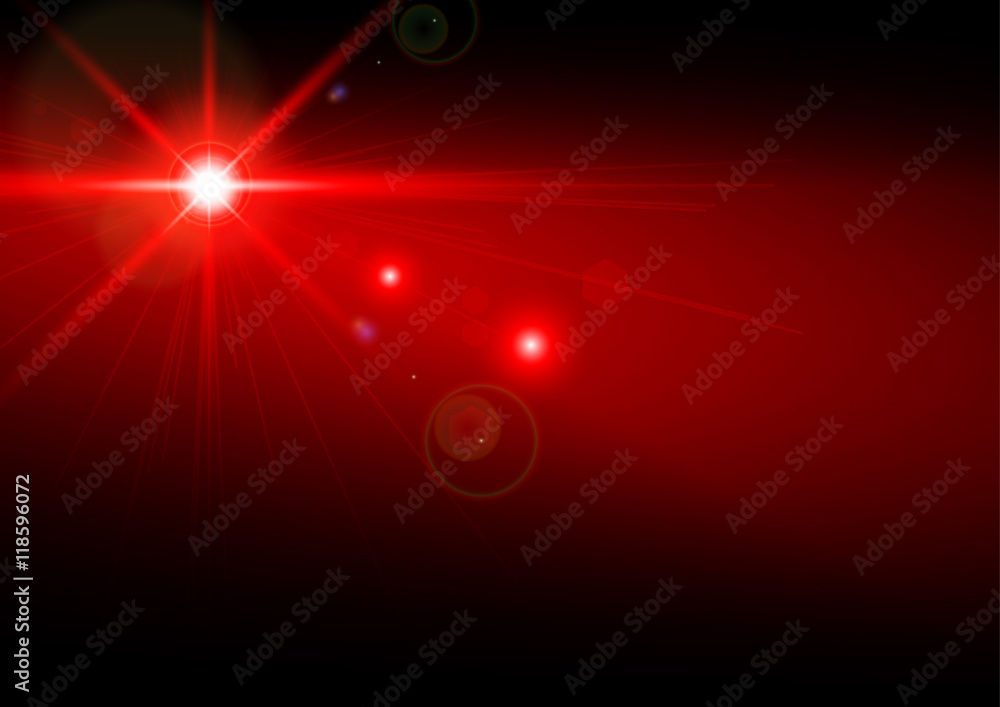Fototapeta Vector illustration of motion red abstract background