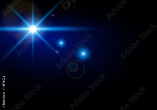 Vector illustration of motion blue abstract background