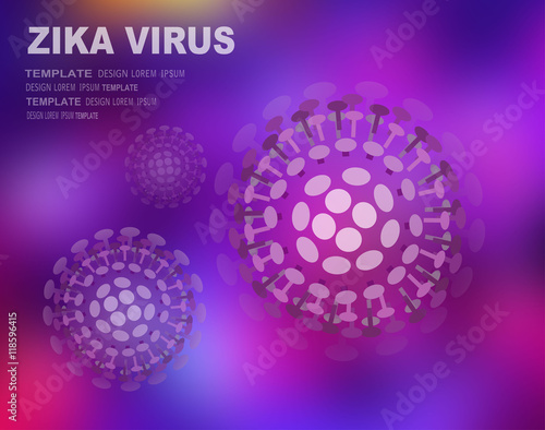 Spread of zika and dengue virus. (Vector Design)