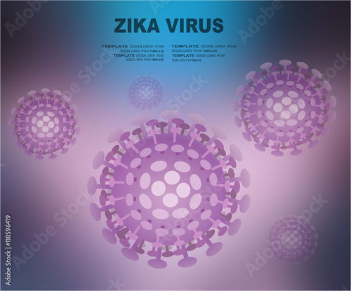 Spread of zika and dengue virus. (Vector Design)