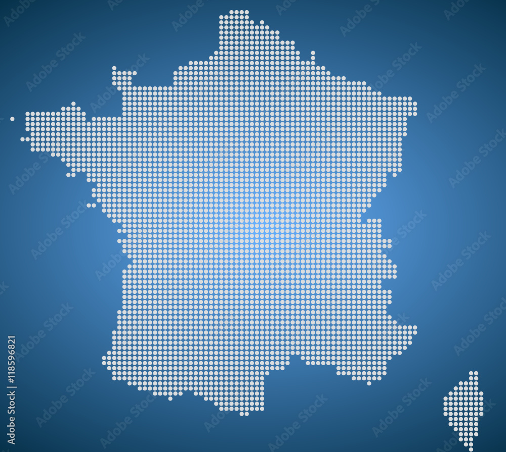 The French Map - Pixel 