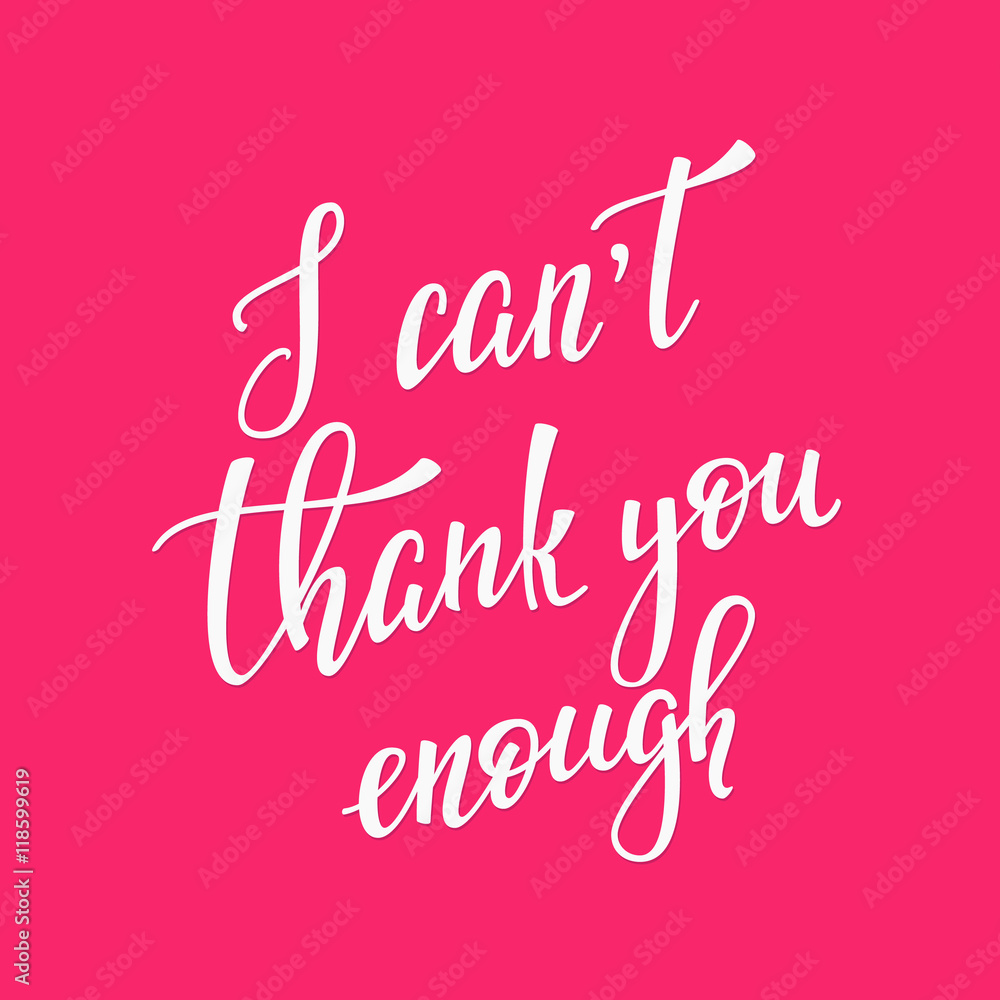 Thank you Family Positive quote lettering Thank you Family Positive quote lettering