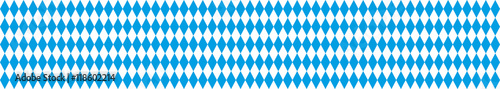 Oktoberfest - Header mit bayerischem Nationalfarbenmuster