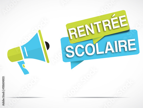 mégaphone : rentrée scolaire