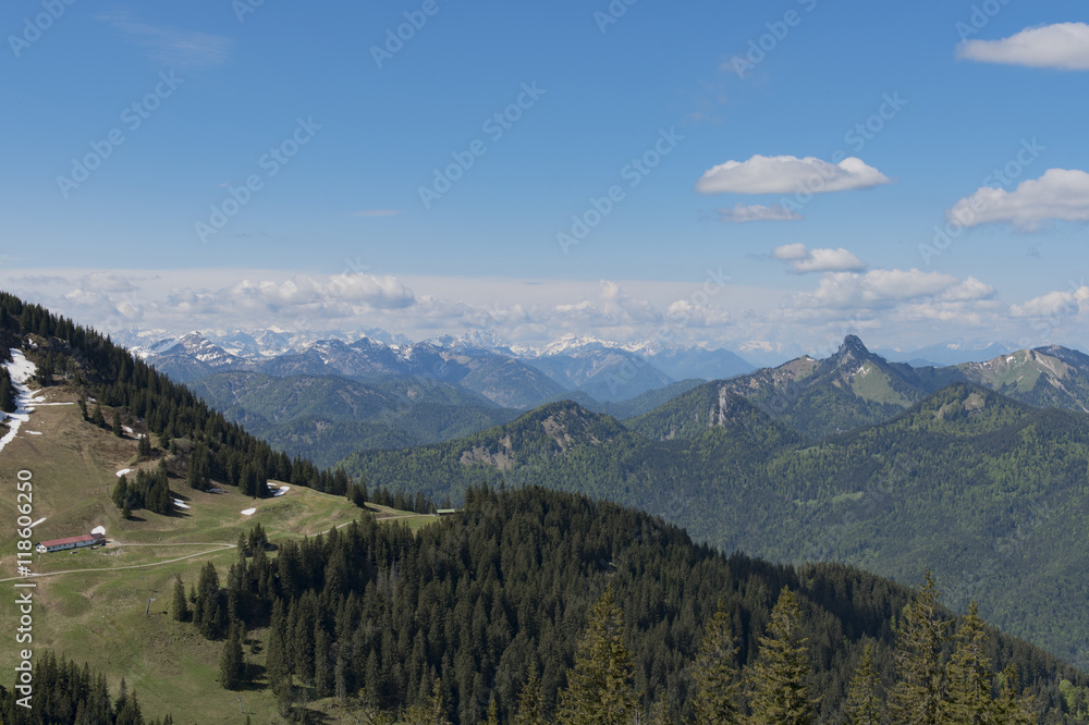 Fototapeta premium Gebirge Tegernsee Landschaft 