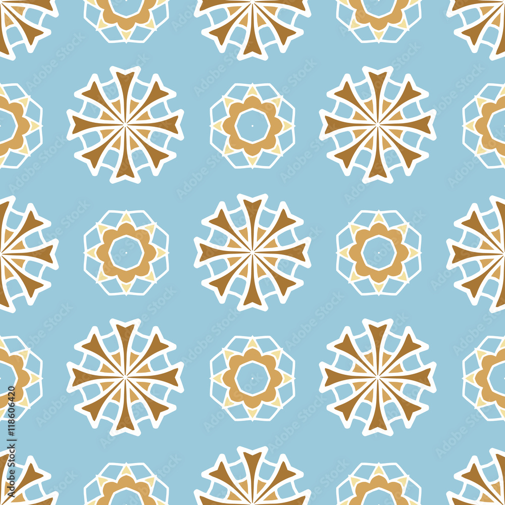 Abstract vector seamless pattern of round geometric elements. Delicate pastel colors and stylized floral motifs for printing on fabric, wrapping paper and children's product. Design hippie and boho. Abstract vector seamless pattern of round geometric elements. Delicate pastel colors and stylized floral motifs for printing on fabric, wrapping paper and children's product. Design hippie and boho.