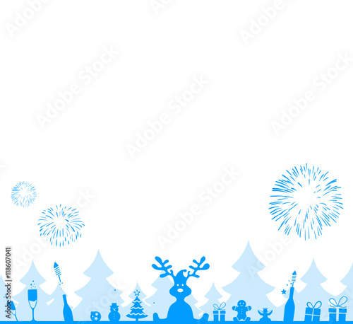 Weihnachten Feuerwerk