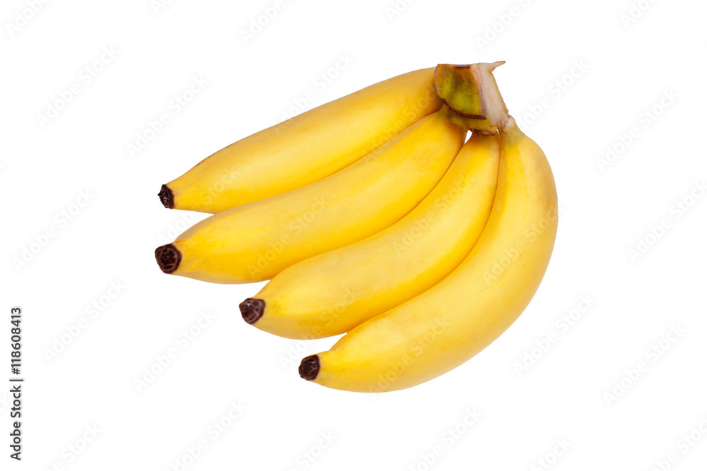 Bunch of bananas on white background Bunch of bananas on white background