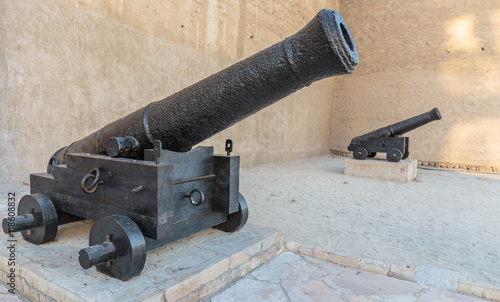 old cast-iron cannon