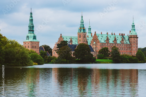 Frederiksborg Castle in Copenhagen, Denmark