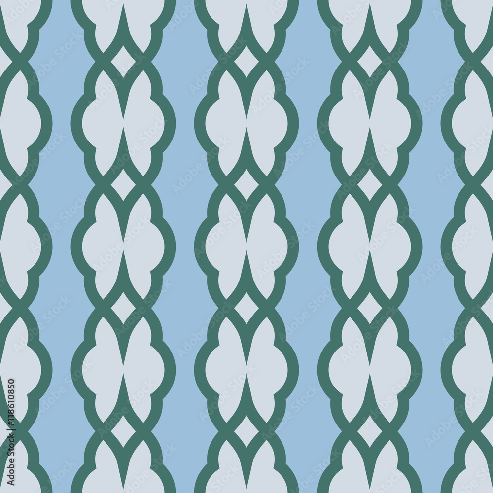 Naklejka premium Abstract geometric pattern with repeating elements. Vector seamless texture.