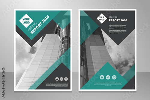 Brochure annual report book abstract vector background design template