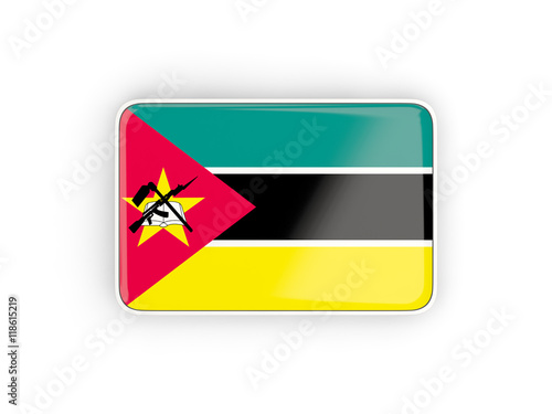 Free Download Flag of mozambique, rectangular icon - GFXLoad