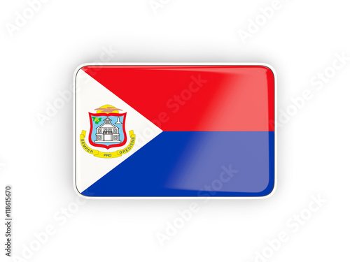 Free Download Flag of sint maarten, rectangular icon - GFXLoad