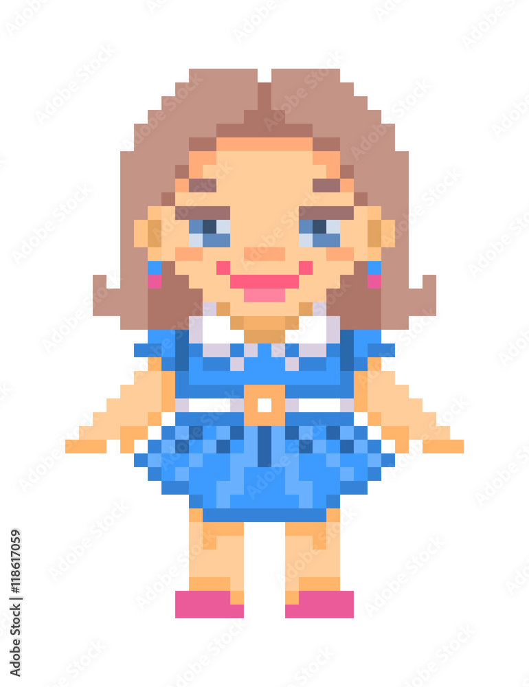 Pixel doll dress up sales
