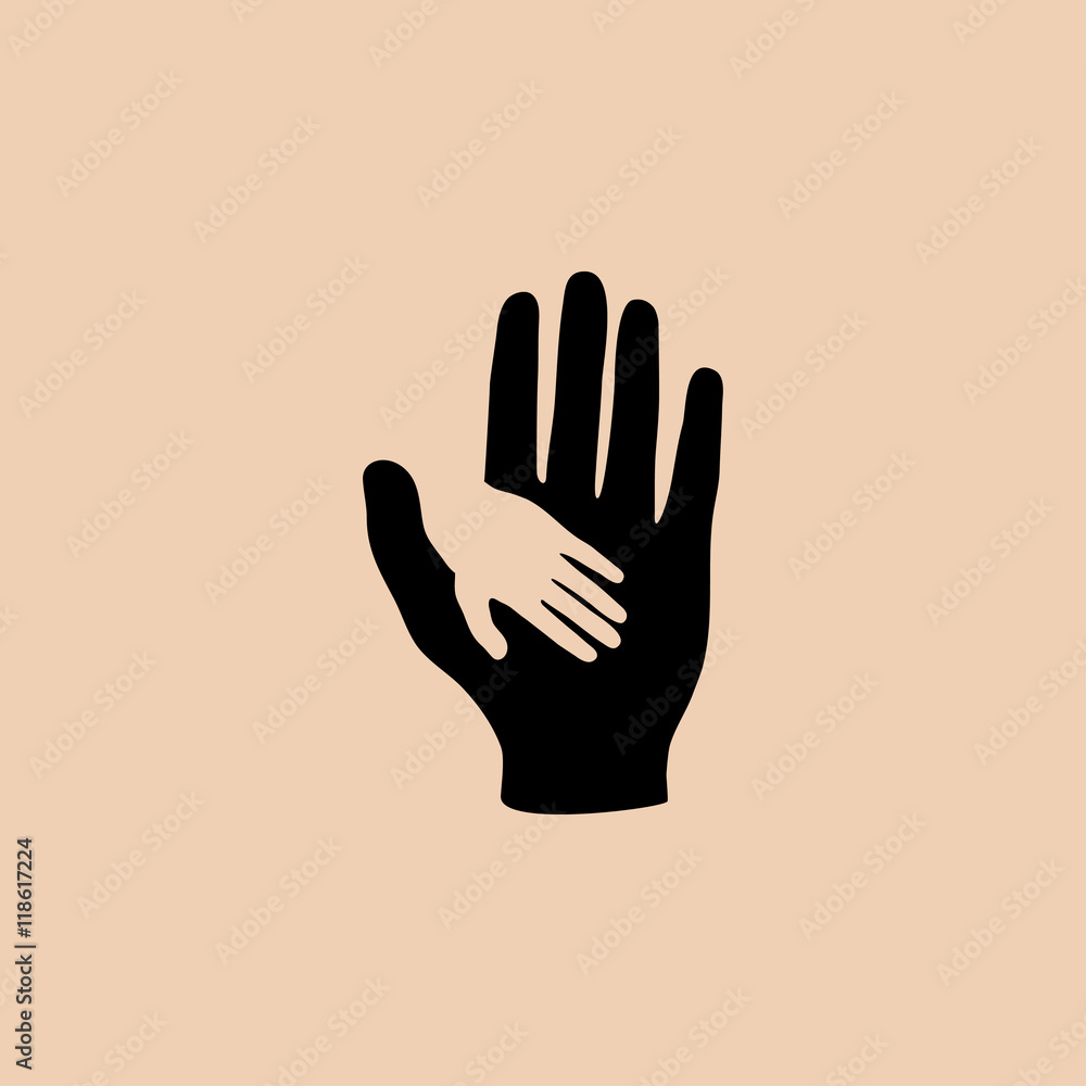 Helping hands icon Helping hands icon