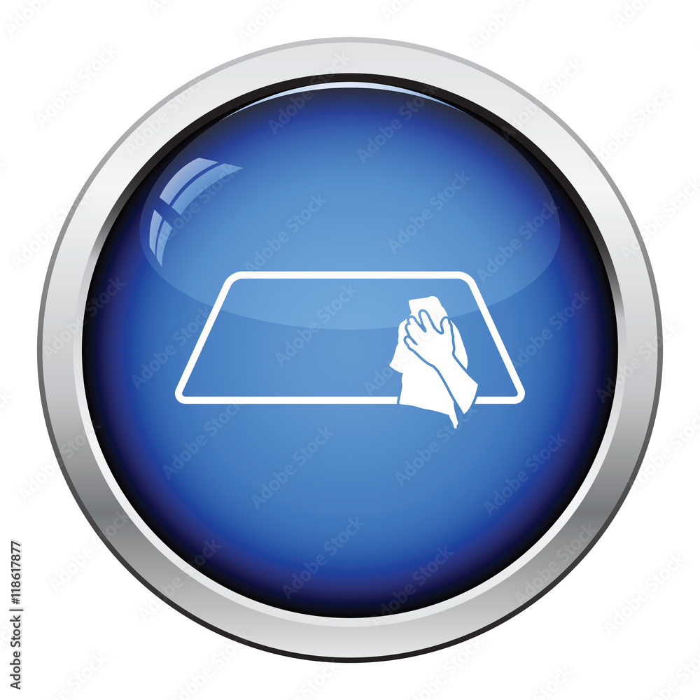 Wipe car window icon