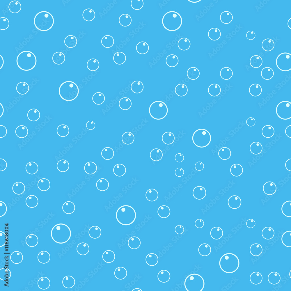 Exotic colorful seamless pattern with bubbles Exotic colorful seamless pattern with bubbles