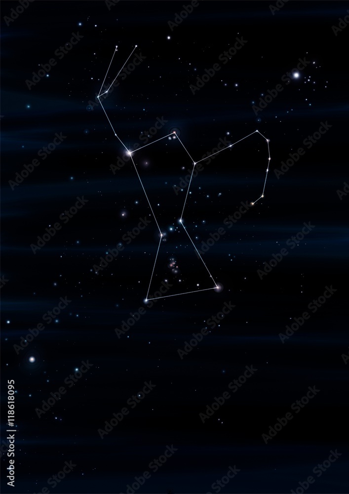Orion Constellation Drawing