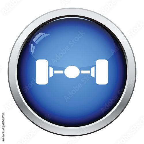 Car rear axle icon