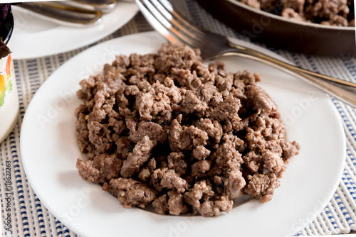 Roasted  minced meat