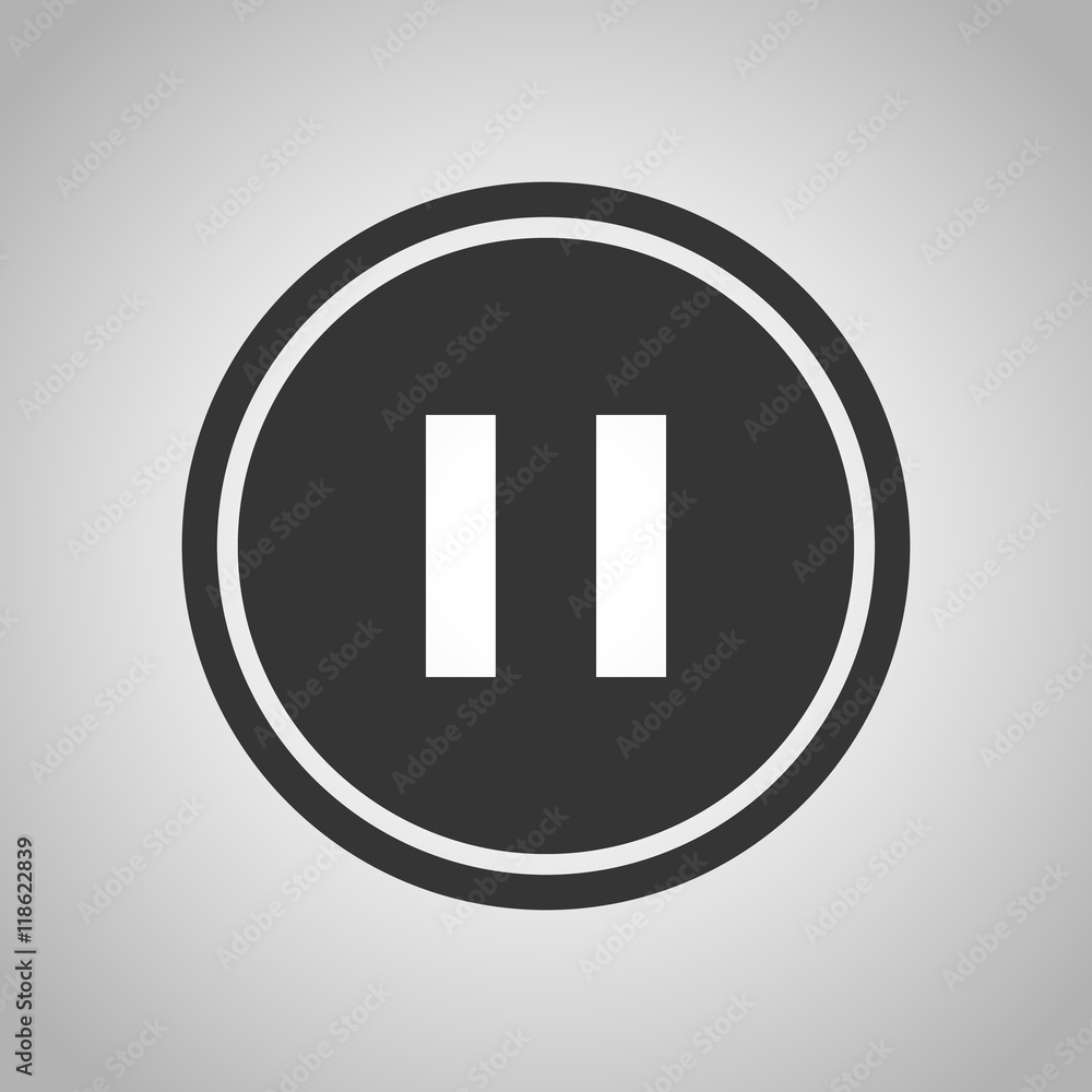 pause button icon pause button icon