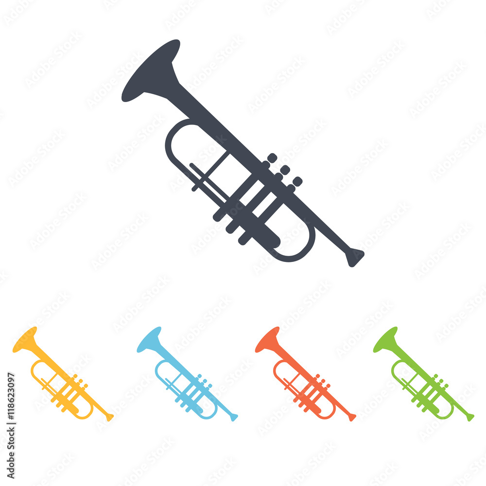trumpet icon trumpet icon
