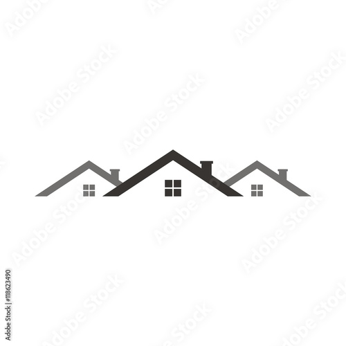 Real estate logo vector