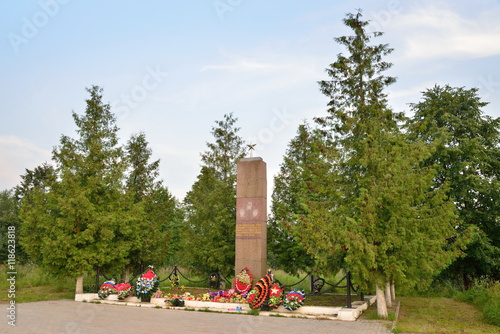 A monument in the village Vyritsa Leningrad children of the eart photo