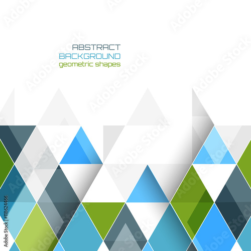 Abstract vector background with geometric shapes.