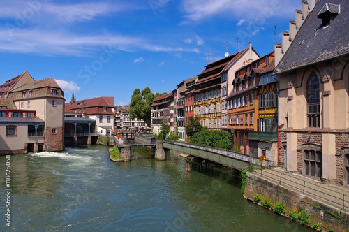 Fototapeta Naklejka Na Ścianę i Meble -  Strassburg im Elsass, Petite France - Strasbourg Petite France in  Alsace
