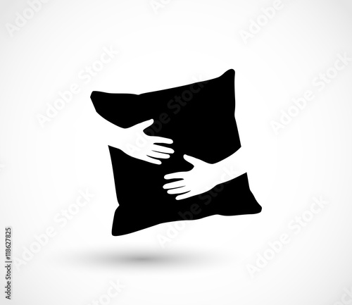 Pillow icon vector