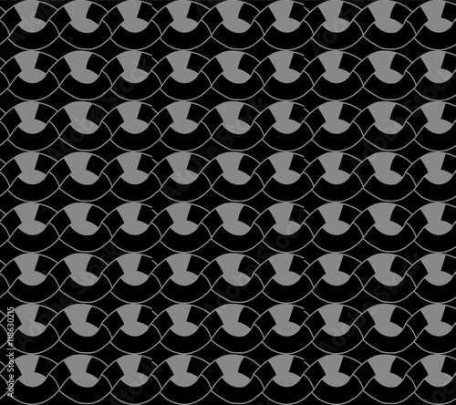 Antique seamless background 450 gene curve spiral cross
