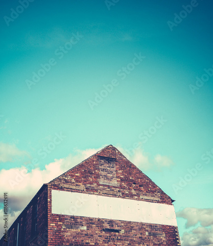 Blank Sign Building