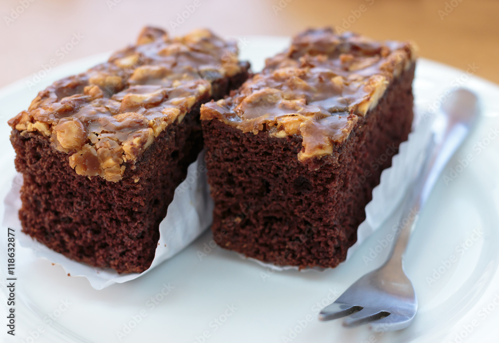 Chocolate Brownies cake.