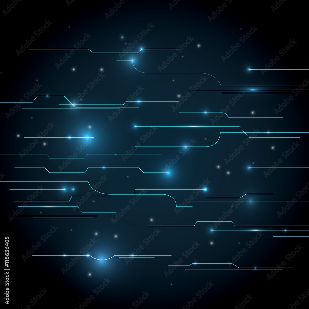 Obraz premium Abstract modern computer tech scientific background