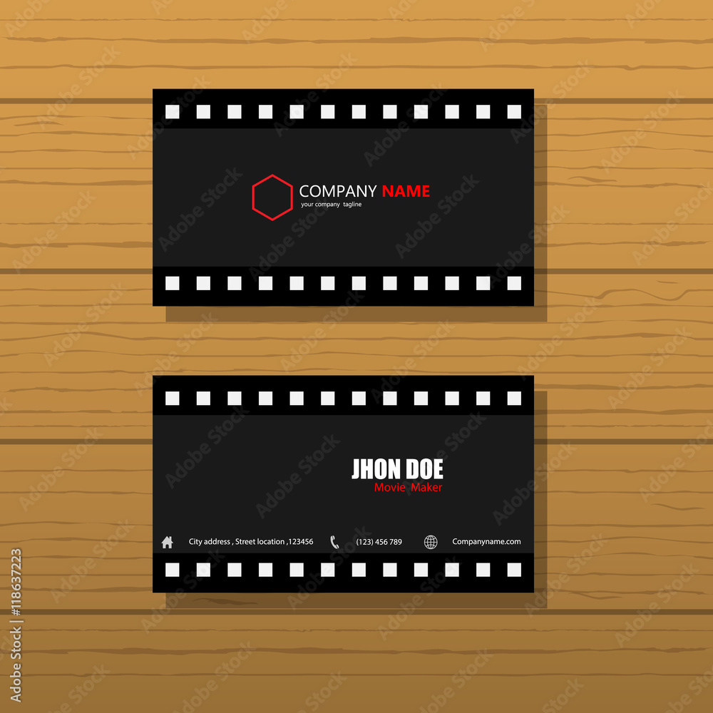 Fototapeta premium business card template