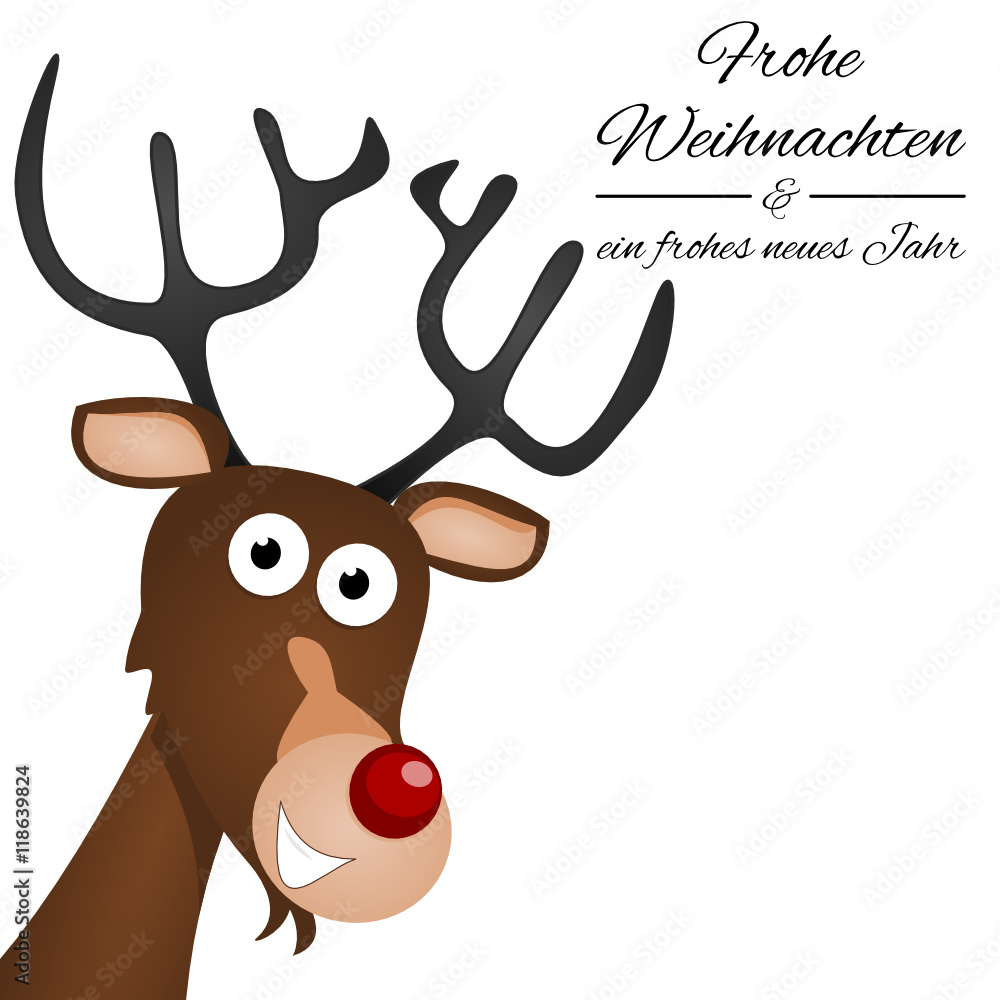 YongFoto Weihnachts-Fotohintergrund – 1x1,5 M, Vinyl, Motiv: Winterwunderland Mit Rentier, Für Studio & Dekoration