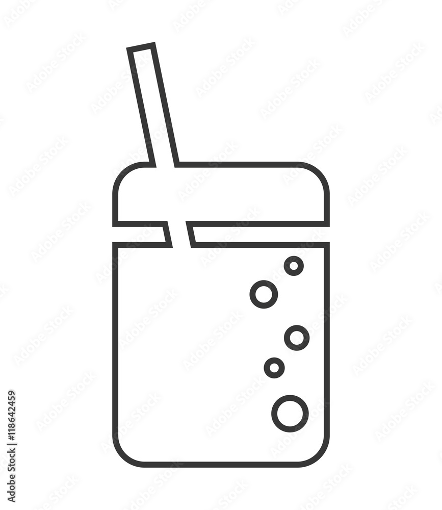 coke soda drink beverage fast food icon. Flat and Isolated design. Vector illustration coke soda drink beverage fast food icon. Flat and Isolated design. Vector illustration