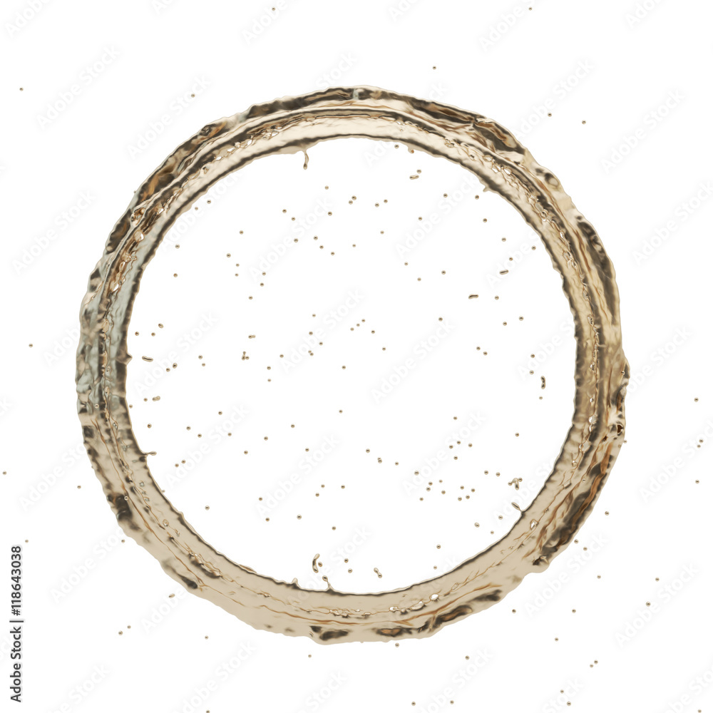 golden splash radial 3d rendering golden splash radial 3d rendering