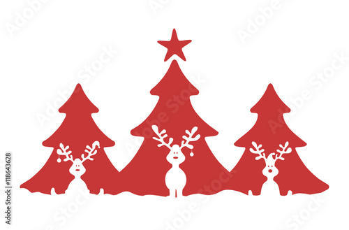 Weihnachten Elche