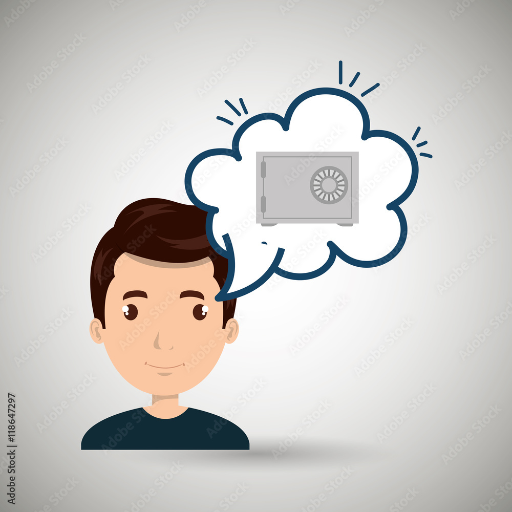 woman client hotel icon vector illustration design