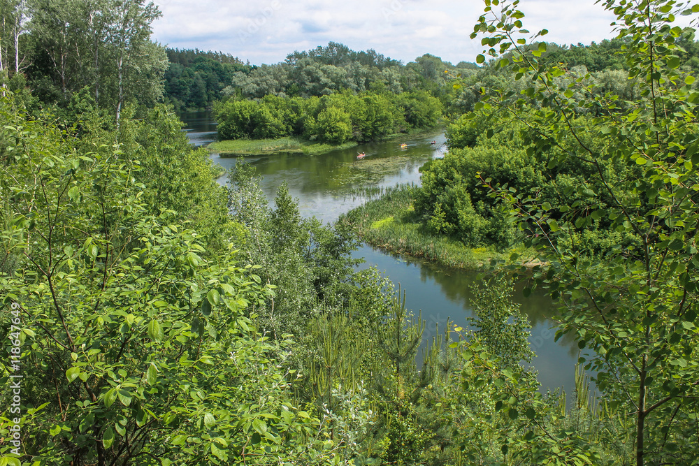 Bed of the Psel River