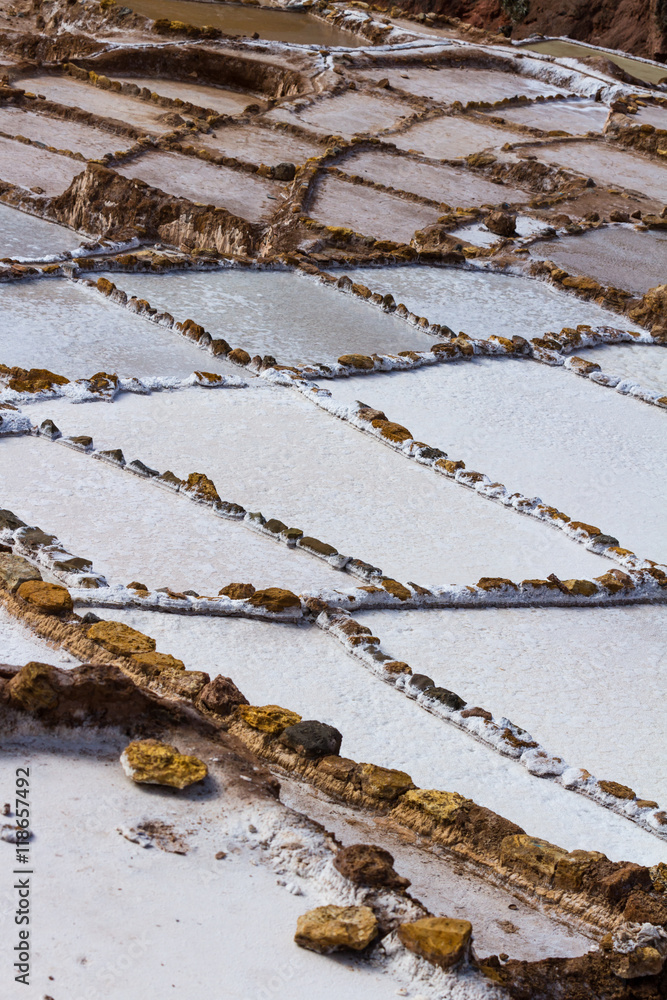 Salt ponds of Maras, Peru Salt ponds of Maras, Peru