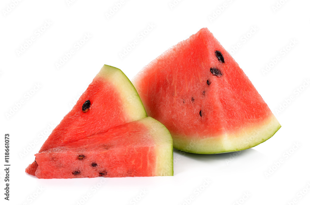 Slice watermelon isolated on the white background Slice watermelon isolated on the white background