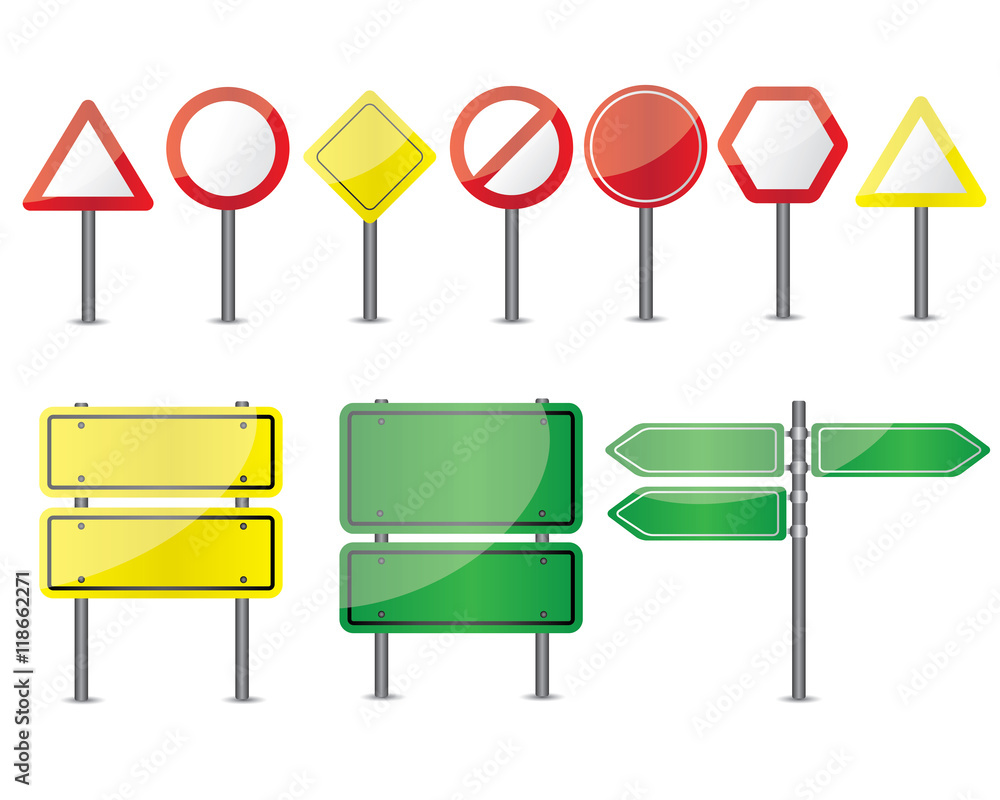 Traffic signs or road signs are signs erected at the side of or above roads to give instructions or provide information to road users. The earliest signs were simple wooden or stone milestones Traffic signs or road signs are signs erected at the side of or above roads to give instructions or provide information to road users. The earliest signs were simple wooden or stone milestones