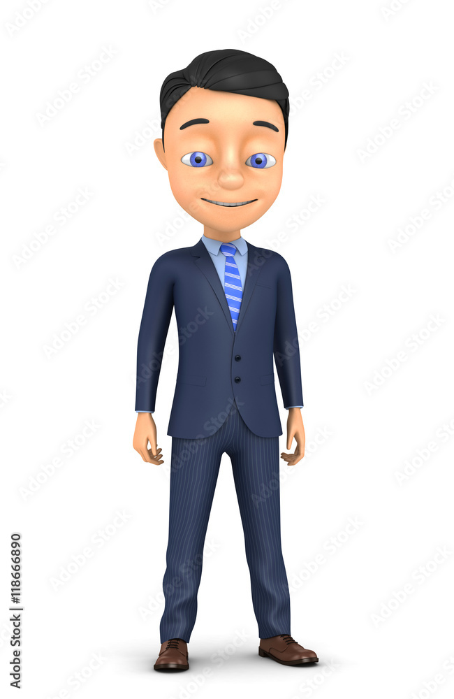3d businessman isolated on white background 3d businessman isolated on white background